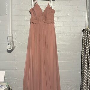 Azazie size 12 bridesmaids dress Dusty Rose